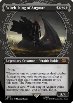 MTG English Witch-king of Angmar (Showcase) NM Normal - Image 1