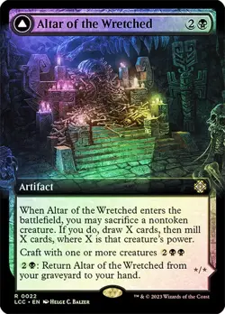 Altar of the Wretched Foil Extended Art The Lost Caverns of Ixalan NM MTG - Image 1