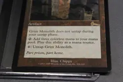Grim Monolith Urza's Legacy Magic The Gathering Lightly played - Image 8