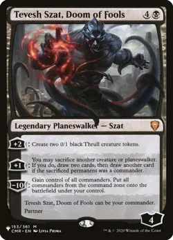 Tevesh Szat, Doom of Fools - Light Play MTG The List - Image 2
