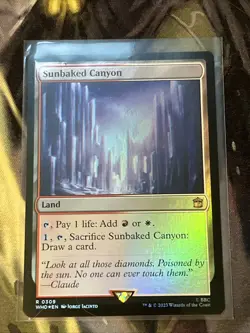 Sunbaked Canyon Universes Beyond: Doctor Who Foil - Image 1