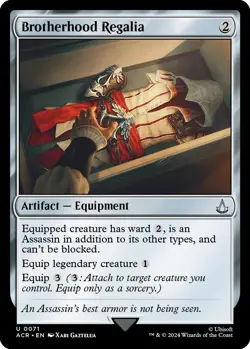 Brotherhood Regalia Universes Beyond: Assassin's Creed Foil - Image 1