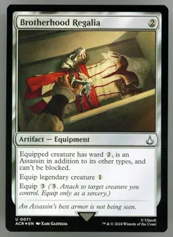 Brotherhood Regalia Universes Beyond: Assassin's Creed Foil - Image 4
