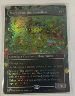 Morophon, the Boundless - MTG - THICK STOCK (Double Rainbow Foil) - Excellent NM - Image 1