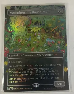 Morophon, the Boundless - MTG - THICK STOCK (Double Rainbow Foil) - Excellent NM - Image 3