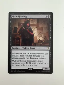 Grim Hireling MTG Magic the Gathering Card NM Near Mint AFC - Image 1