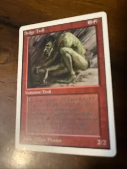 MTG Sedge Troll Unlimited Magic the Gathering Moderate Play MP - Image 1