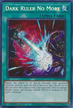 25th Anniversary Rarity Collection #RA01-EN060 Dark Ruler No More (Secret Rare) - Image 1