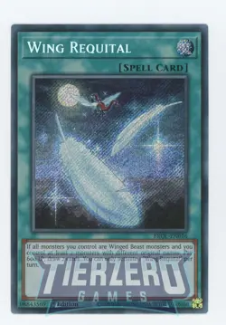 Yugioh Wing Requital BROL-EN016 Secret Rare 1st Edition NM/LP - Image 2