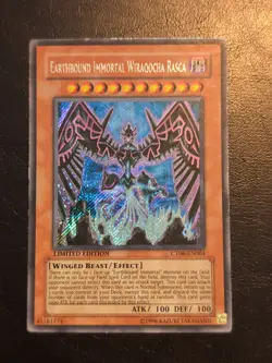 Yu-Gi-Oh! SECRET RARE HOLO EARTHBOUND IMMORTAL WIRAQOCHA RASCA CT06-EN004 LP - Image 6