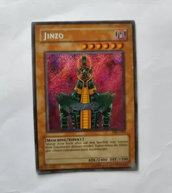 Yu-Gi-Oh Jinzo PSV-G000 Secret Rare German Holo TCG - Image 1