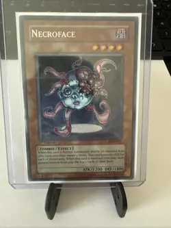 Yu-Gi-Oh Necroface GLAS-EN090 1st Edition Secret Rare NEAR MINT NM FAST SHIP - Image 13