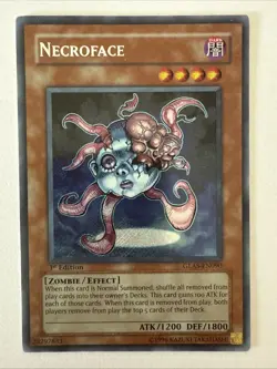 Yu-Gi-Oh Necroface GLAS-EN090 1st Edition Secret Rare NEAR MINT NM FAST SHIP - Image 14