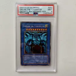 Obelisk The Tormentor - GBI-002 - PSA 9 Mint Secret Rare Promo - Yu-Gi-Oh Card - Image 1