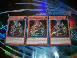 3x Reactan, Dragon Ruler of Pebbles 1st Edition Secret Rare BLMM-EN121 Yu-Gi-Oh - Image 2