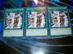 3x Machine Duplication 1st Edition Common SDCS-EN032 Yu-Gi-Oh! - Image 1