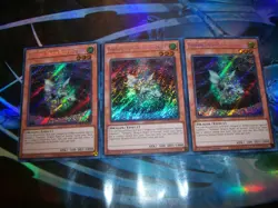 3x Lightning, Dragon Ruler of Drafts 1st Edition Secret Rare BLMM-EN124 Yu-Gi-Oh - Image 1