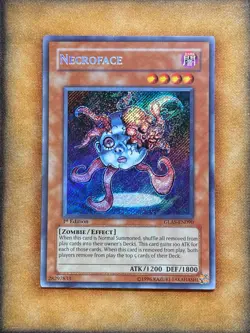 Yugioh Necroface GLAS-EN090 Secret Rare 1st Ed North American NM - Image 16