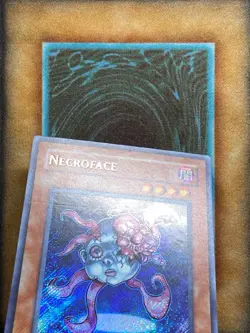 Yugioh Necroface GLAS-EN090 Secret Rare 1st Ed North American NM - Image 2