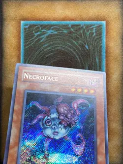 Yugioh Necroface GLAS-EN090 Secret Rare 1st Ed North American NM - Image 3
