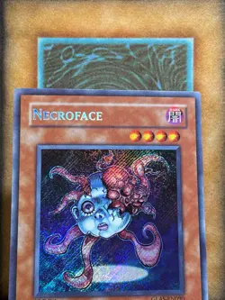 Yugioh Necroface GLAS-EN090 Secret Rare 1st Ed North American NM - Image 4