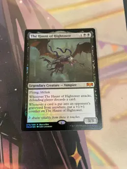 MTG - THE HAUNT OF HIGHTOWER - MYTHIC - NM - FOIL - BUY A BOX PROMO - Image 1