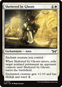 Sheltered by Ghosts NM Duskmourn: House of Horror [DSK] MTG âšª Uncommon Regular  - Image 1