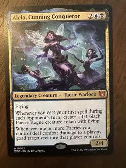 Alela, Cunning Conqueror : MTG Commander: Wilds of Eldraine #0003 / NM - Image 1