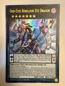 Yugioh Odd-Eyes Rebellion Xyz Dragon Ultra Rare BLMR-EN005 1st VLP - Image 1