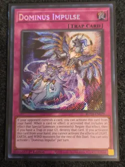 YUGIOH! Dominus Impulse ROTA-EN079 Secret Rare 1st Edition NM - Image 1