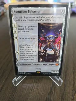 MTG: Final Fantasy Summon Bahamut Mythic Card Non-Foil - Image 1