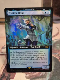 0443 Y'shtola Rhul EXTENDED ART FOIL Mythic Rare Final Fantasy Card MTG FIN - Image 1