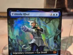 0443 Y'shtola Rhul EXTENDED ART FOIL Mythic Rare Final Fantasy Card MTG FIN - Image 2