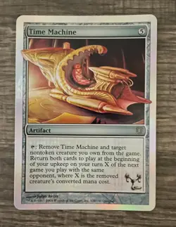 Time Machine ~ Magic the Gathering ~ Unhinged ~ Foil MTG - Image 1
