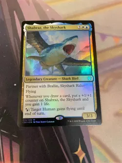 MTG - SHABRAZ THE SKYSHARK - MYTHIC - C20 - NM - FOIL - Image 1