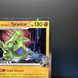 Team Rocket's Tyranitar (Pokemon Center Exclusive) 096/182 LIGHTY PLAYED - Image 4