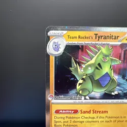 Team Rocket's Tyranitar (Pokemon Center Exclusive) 096/182 LIGHTY PLAYED - Image 5