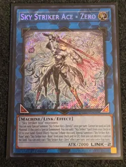 Sky Striker Ace = Zero DUAD-EN049 Secret Rare Duelist's Advance NM 1st Ed YUGIOH - Image 1