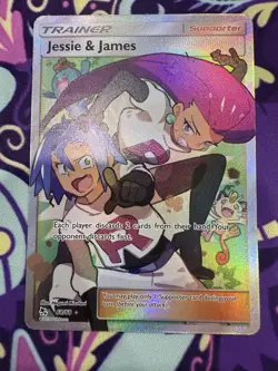Hidden Fates Jesse James Full Art Trainer Card 68/68 Ultra Rare Pokemon NM - Image 1