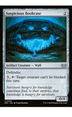 NM Suspicious Bookcase, MTG, Duskmourn Commander, Magic the Gathering, 95 - Image 1