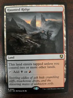 Haunted Ridge NM Innistrad: Remastered MTG FREE SHIPPING - Image 1