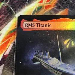 2023 MTG Wizards of the Coast Doctor Who Extended Art Foil #0389 RMS Titanic - Image 2