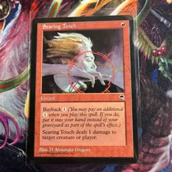 Searing Touch Magic: Tempest 1997 NM mtg the gathering - Image 1