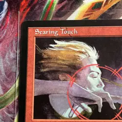 Searing Touch Magic: Tempest 1997 NM mtg the gathering - Image 2
