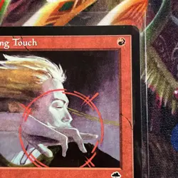 Searing Touch Magic: Tempest 1997 NM mtg the gathering - Image 3