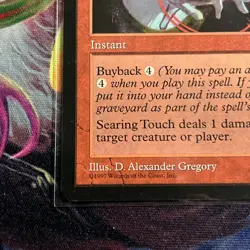 Searing Touch Magic: Tempest 1997 NM mtg the gathering - Image 5