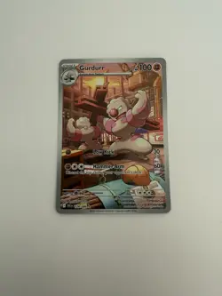 2025 Gurdurr IR 126/086 SV: Black Bolt English PACK FRESH NM Pokemon TCG - Image 1