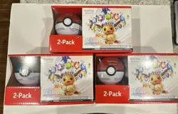 Pokemon TCG Prismatic Evolutions Elite Trainer Box ETB Samâ€™s Club x 3 - Image 1