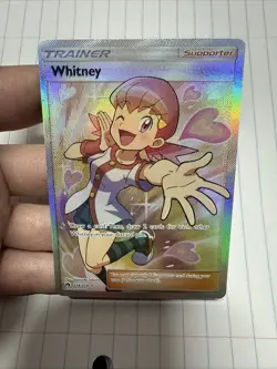 2018 Pokemon Sun & Moon Lost Thunder Whitney Full Art NM - Image 4