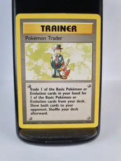 Trader 77/102 Pokemon Trainer Card Original Base Set Gamefreak 99 Wizards WOTC 1 - Image 1